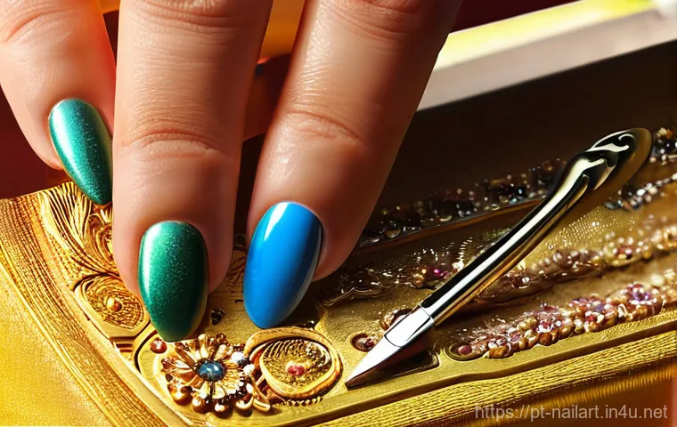 네일아트 시술 시간 단축 노하우 - Here are three detailed image prompts: